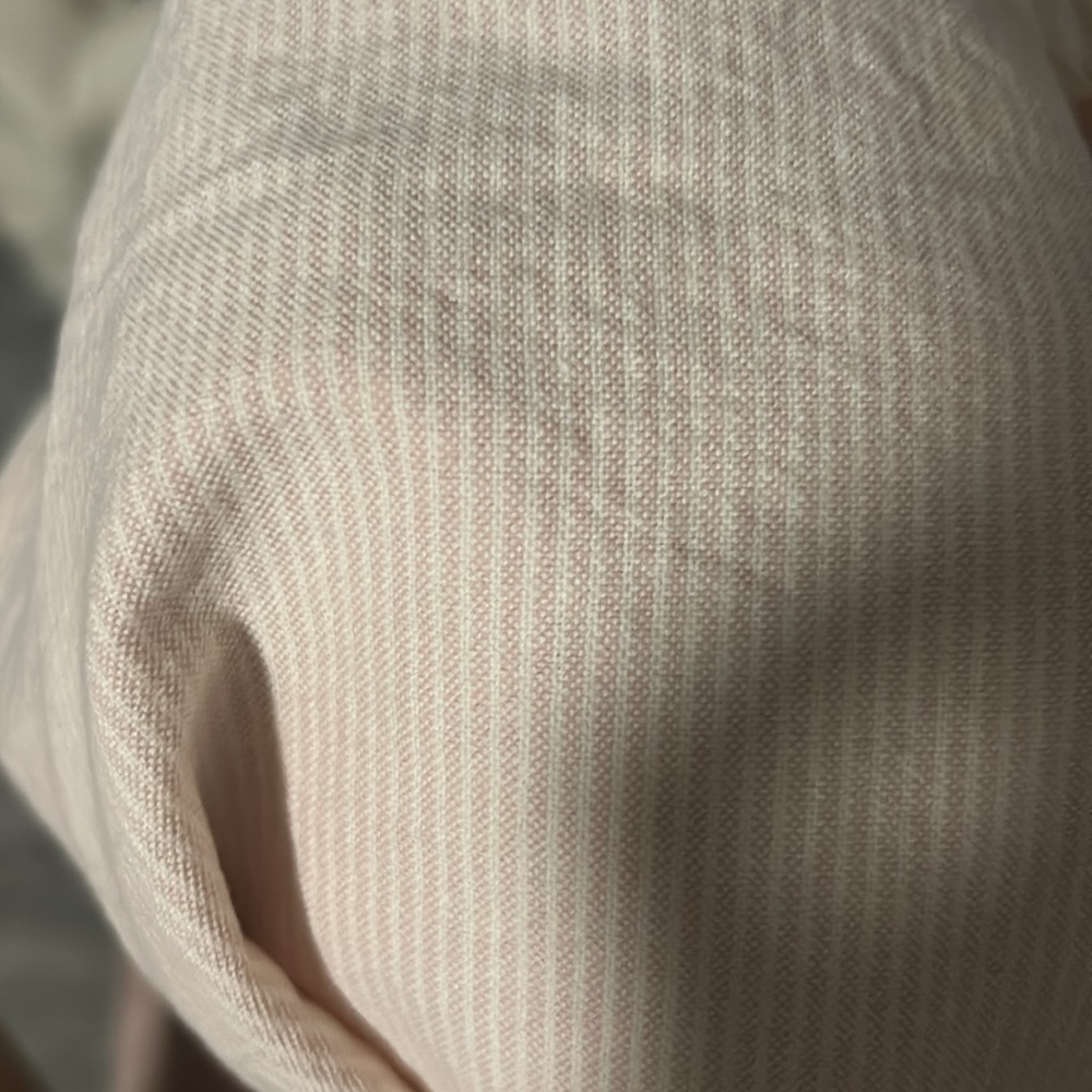 Brandy Melville Pink Striped Linen Pants - Picture 6 of 6